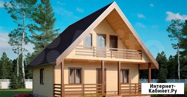 Дачный дом 6000х6000 мм с мансардой под ключ Пермь - изображение 1