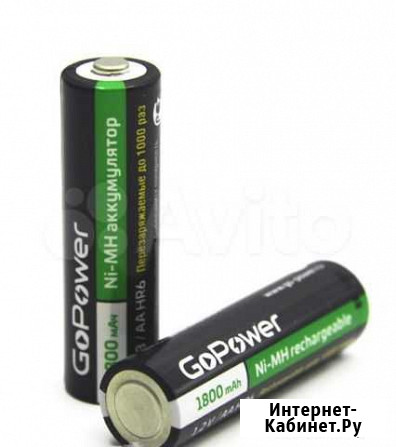 Аккумулятор GoPower R6 AA BL2 NI-MH 1800mA Симферополь - изображение 1
