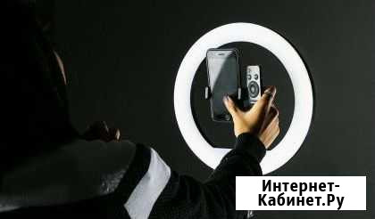 Кольцевая лампа Диаметр 32см + штатив Хабаровск - изображение 1