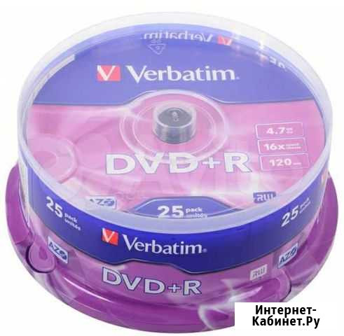 Диск DVD+R Verbatim 4,7Gb. 16x (21 шт.) Екатеринбург - изображение 1