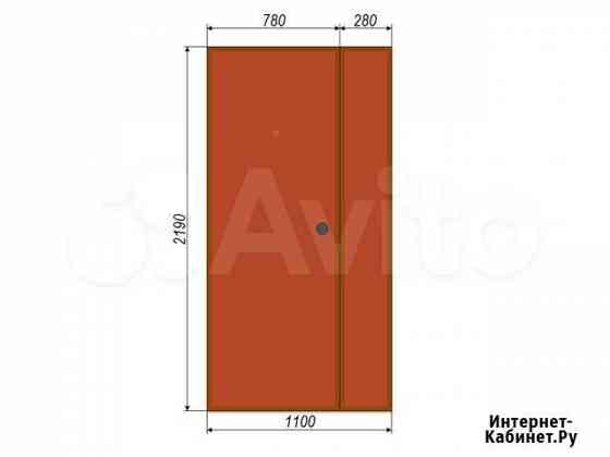 Дверь металлическая 110х219 и 72х160 Саранск