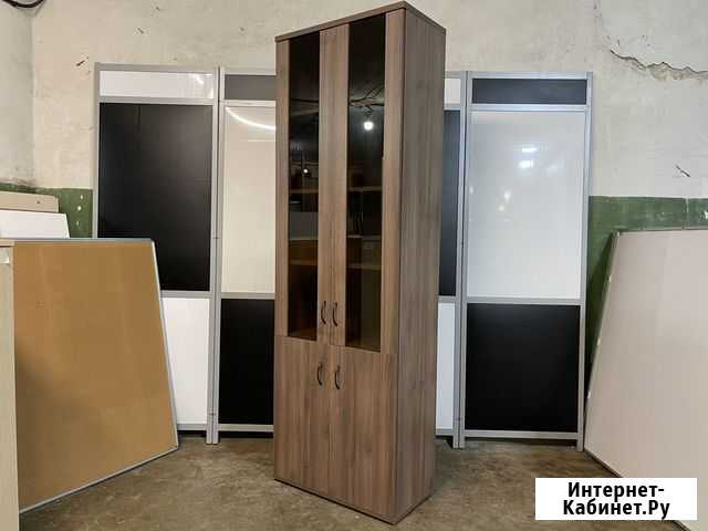 Шкаф стеллаж стекло в рамке 71х37х218см Москва - изображение 1