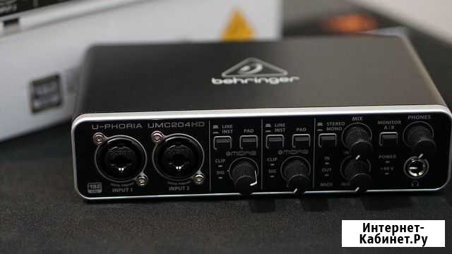 Аудио интерфейс Behringer UMC204HD Челябинск - изображение 1
