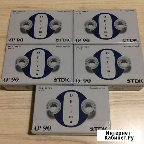 TDK Optima O1 90 10 кассет новых в упаковке Екатеринбург - изображение 1