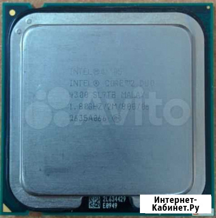 Процессор два ядра IntelCore2 Duo E4300(socet 775) Тверь - изображение 1