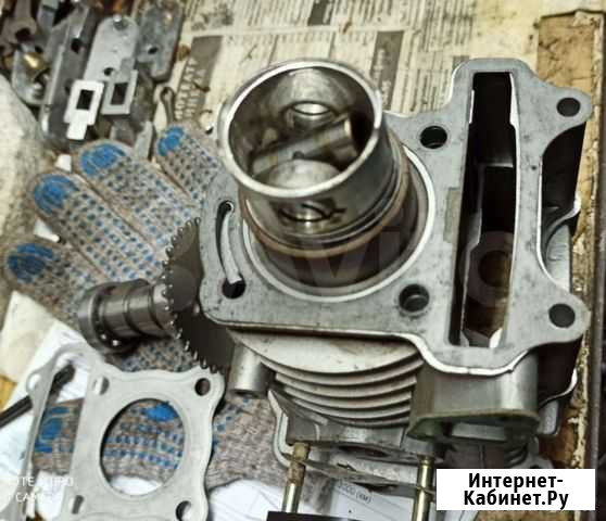 Головка+цилиндр для скутера 139qmb Мончегорск - изображение 1