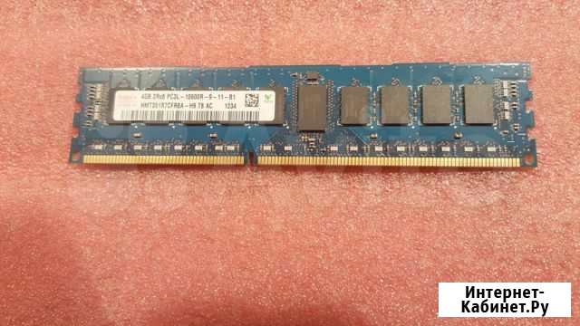 Память Hynix 4GB PC3L-10600R Registered ECC Воронеж - изображение 1