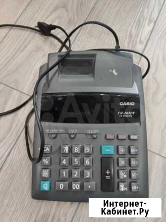 Casio fr-2650 печатающий калькулятор Тюмень - изображение 1
