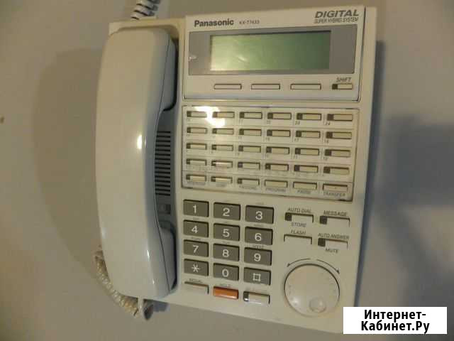 Системный телефон Panasonic KX-T7433RUW Чита - изображение 1