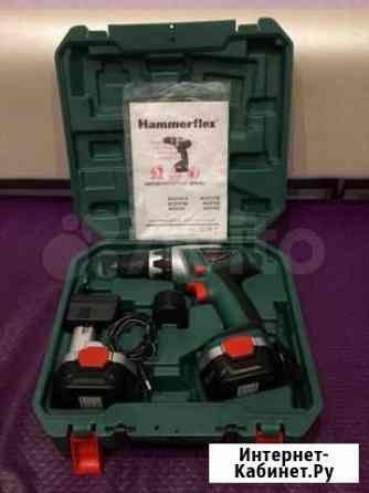 Новый шуруповерт 14.4V Hammer ACD142 2 аккум, кейс Москва