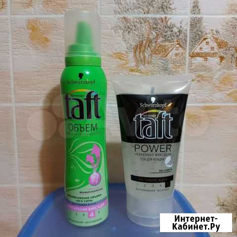 Пена и Гель для укладки Невидимая фиксация Taft Воскресенск - изображение 1