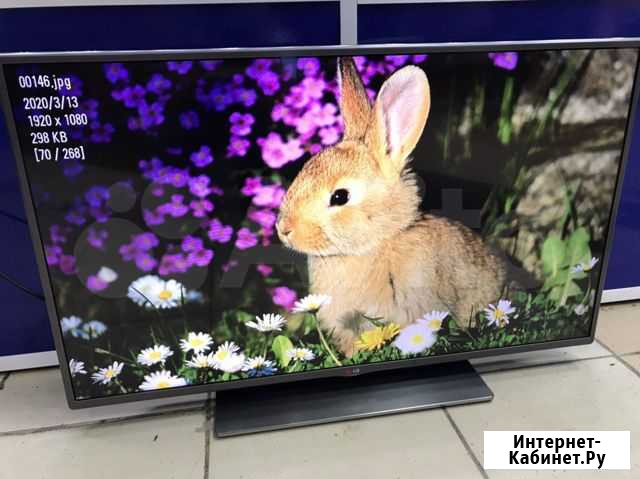 Стильный телевизор LG 107см Новосибирск - изображение 1