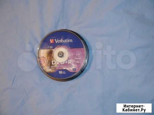 Диски verbatim DVD+R,7GB 16x CB/10 Lightsc, 9 шт Петрозаводск - изображение 1