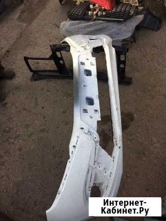 Передний бампер гранта granta FL белый цвет Ульяновск - изображение 1