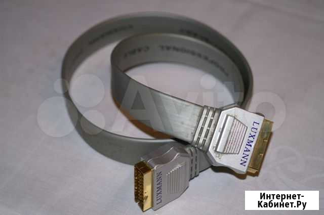 Кабель Luxmann professional cable scart-scart Москва - изображение 1
