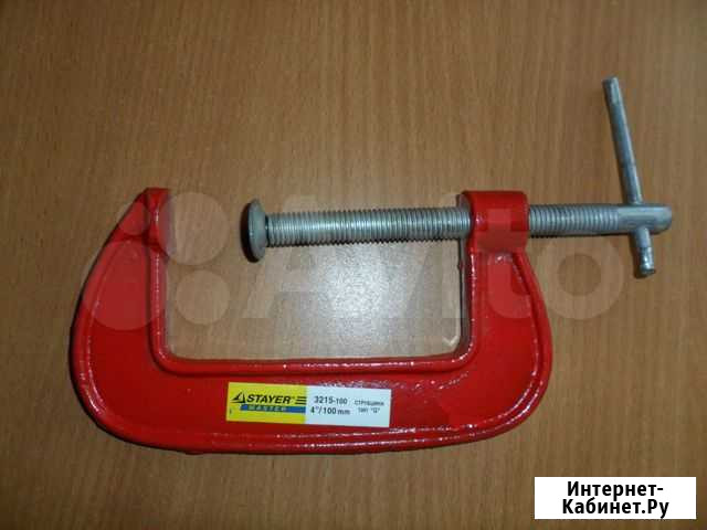 Струбцина Stayer 4/100 мм арт. 3215-100 тип 6 Шелехов - изображение 1