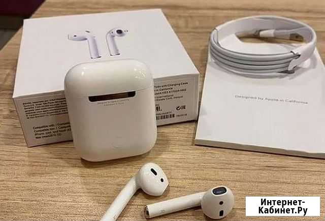 AirPods 2 Lux Хабаровск - изображение 1