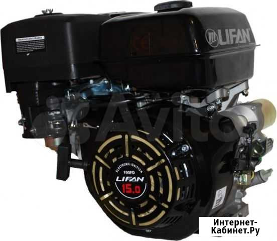 Бензиновый двигатель lifan 190F 15.0 л. с Уфа - изображение 1
