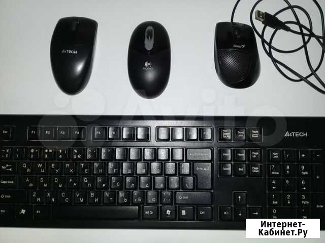 Клавиатура и мышь A4Tech Blac Новосибирск - изображение 1