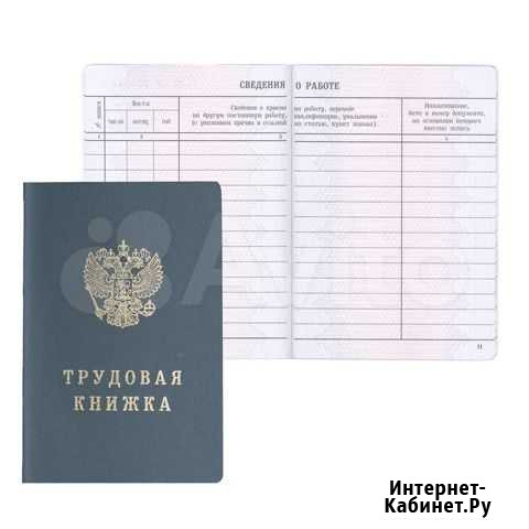 Бланк Трудовая книжка Липецк - изображение 1