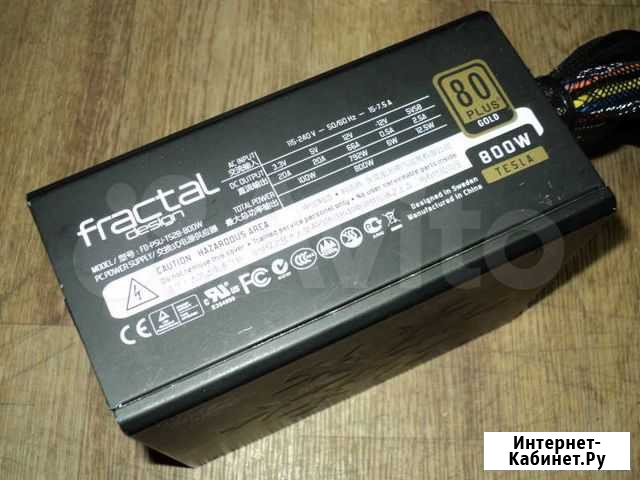 Бп 800W Fractal Design Tesla FD-PSU-TS2B-800W Рязань - изображение 1