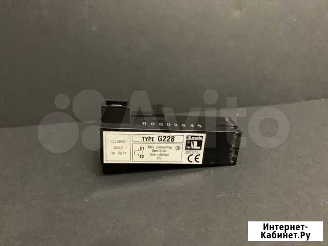 Блок возврата Lovato G228 арт 11G228220 новый, 1шт Ярославль - изображение 1