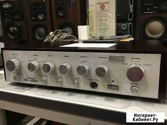 Усилитель бриг-У-001 стерео HI FI 1976 год Ставрополь - изображение 1
