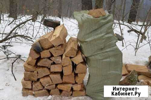 Дрова дубовые колотые в мешках Воронеж - изображение 1
