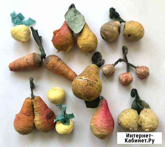 Ёлочные игрушки из ваты и папье-маше СССР (лот-1) Пенза