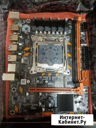 Материнская плата lga 2011-v3 x99 ddr4 новая Чебоксары - изображение 1