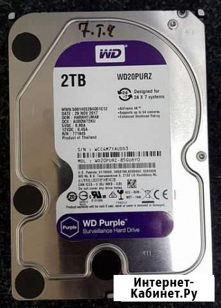 Жесткие диски 3.5 WD 2TB WD20purz Владимир - изображение 1