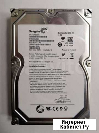 Жесткий диск hdd Seagate Barracuda 1 тб Новосибирск - изображение 1