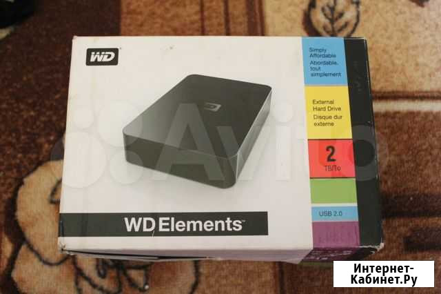 Жёсткий диск WD Elements 2Tb Прокопьевск - изображение 1