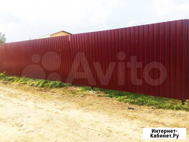 Забор из профнастила в Новосибирске за 1 день Новосибирск - изображение 1
