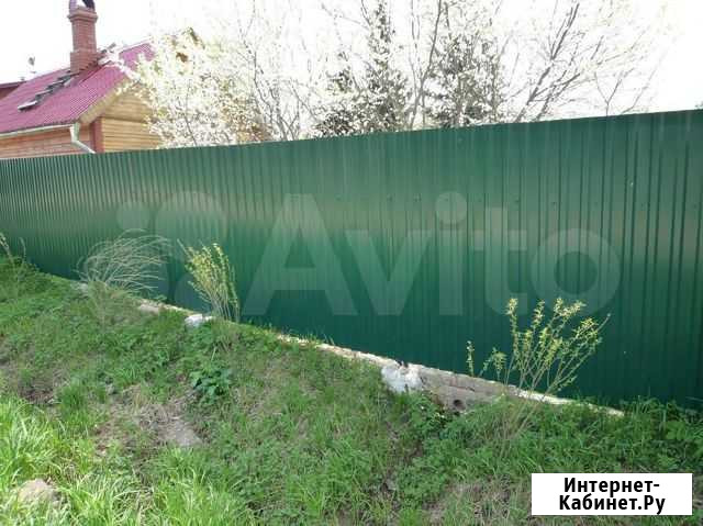 Забор из профнастила под ключ Новосибирск - изображение 1