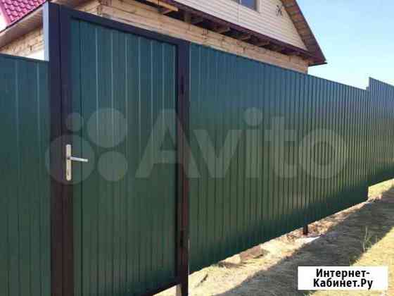 Забор из профнастила Новосибирск