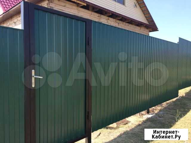 Забор из профнастила Новосибирск - изображение 1