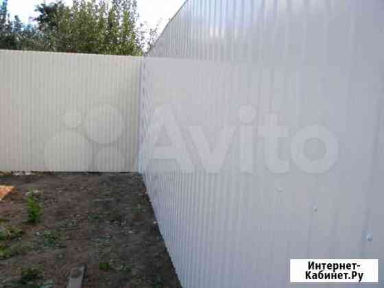 Забор из профнастила с монтажем Новосибирск