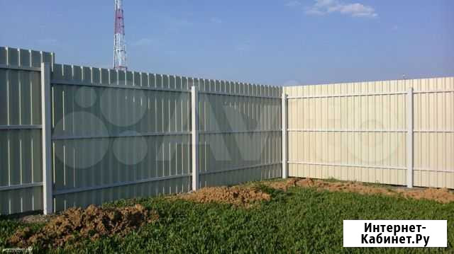 Забор из профнастила в Новосибирске за 1 день Новосибирск - изображение 1