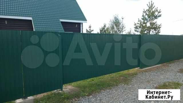 Забор из профнастила Новосибирск - изображение 1