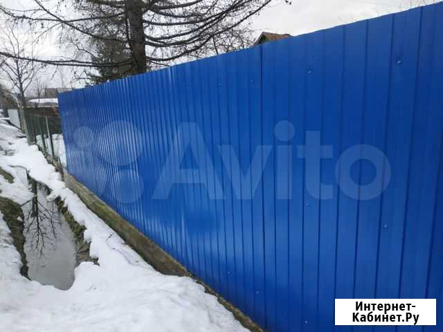Забор из профнастила под ключ Новосибирск - изображение 1