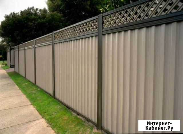 Забор из профнастила в Новосибирске за 1 день Новосибирск - изображение 1