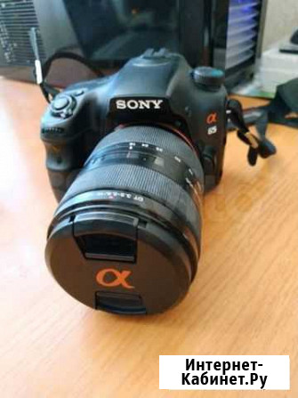 Зеркальный фотоаппарат Sony SLT A65 Хабаровск - изображение 1
