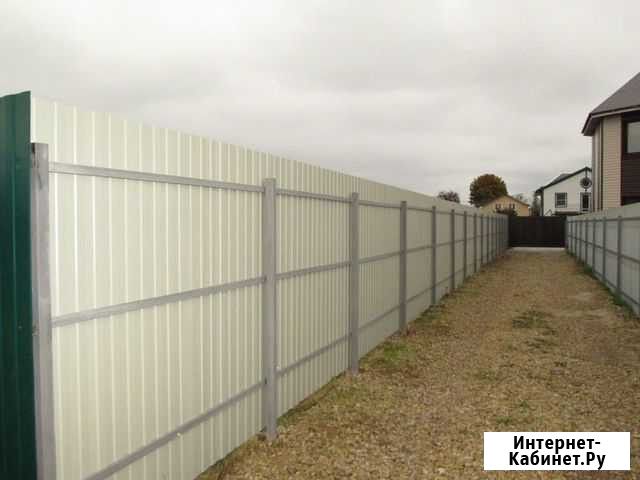 Забор из профнастила Новосибирск - изображение 1