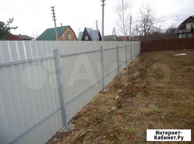 Забор из профнастила Новосибирск - изображение 1