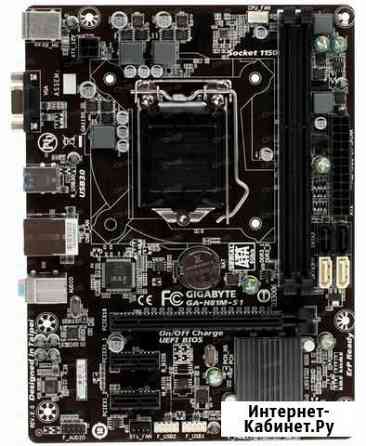 Мат.плата gigabyte GA-H81M-S1 + i3-4170 сокет 1150 Красноярск