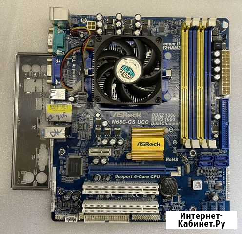 Материнская плата asrock n68c-gs ucc Саранск - изображение 1