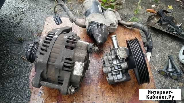 Генератор и насос гур MMC Lancer X 2,0 4B11 4B10 Челябинск - изображение 1