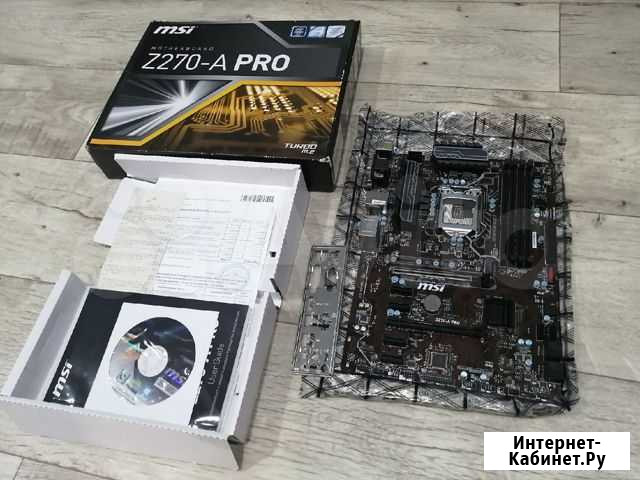 MSI Z270-A PRO Неисправная. полный комплект Стерлитамак - изображение 1