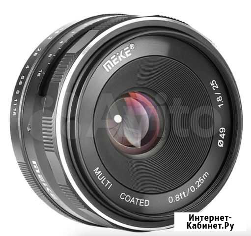 Объектив Meike 25mm f/1.8 Fujifilm X Новосибирск - изображение 1